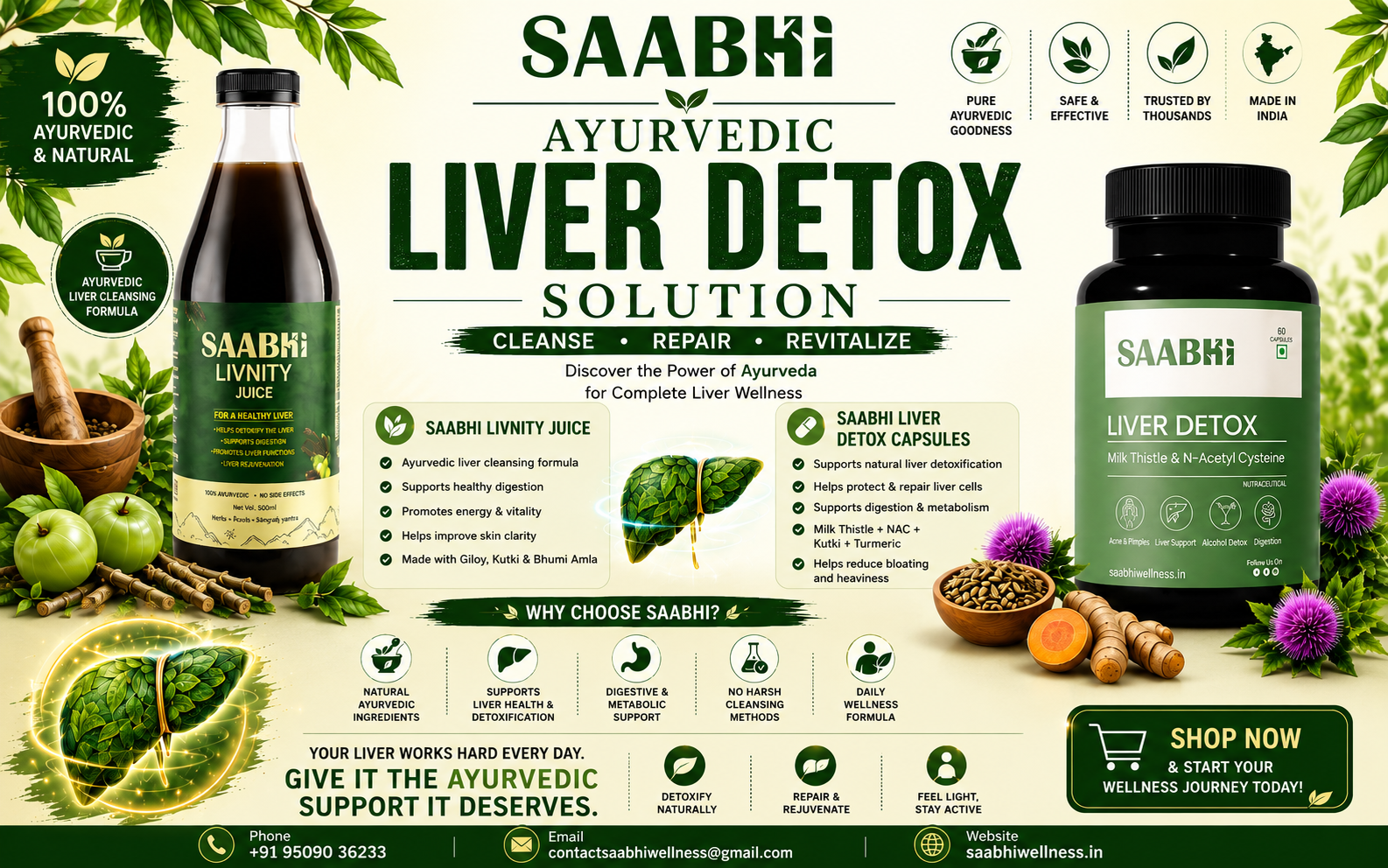 7 Warning Signs Your Liver Needs a Detox — And How Ayurveda Can Help