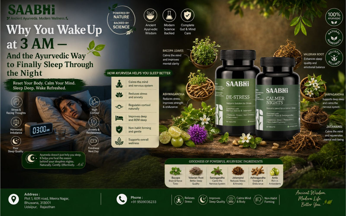 Why You Wake Up at 3 AM — And Ayurvedic Sleep remedy