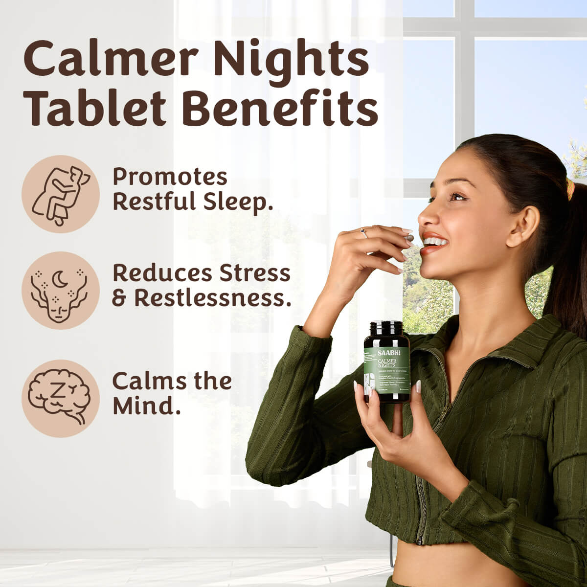 Sleeping tablets calmer night benefits